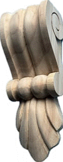Large Hand Carved Pine Corbel C3390